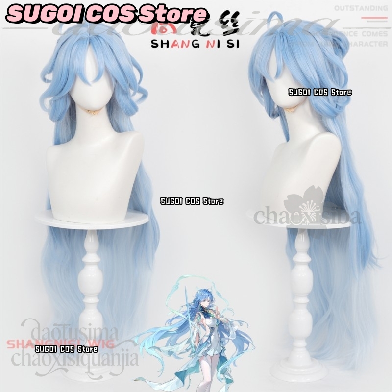 C921Anime Game Wuthering Waves - đánh giá và giá Anime Cosplay Blue Hair