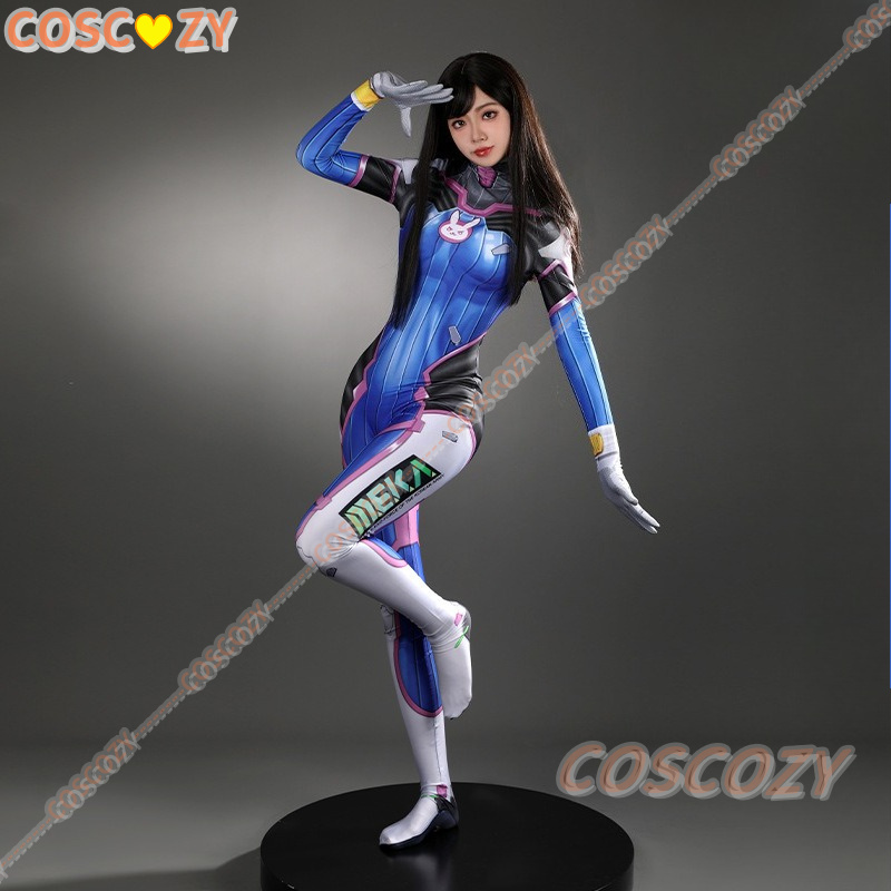 Women Dva Cosplay Complete Out - đánh giá và giá Anime Cosplay Jumpsuit
