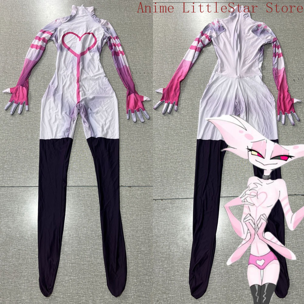 Anime Angel Dust Game Cosplay  - đánh giá và giá Anime Cosplay Jumpsuit