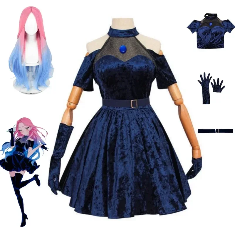 2026 Mizi Cosplay Costume Anim - đánh giá và giá Anime Cosplay Blue Hair